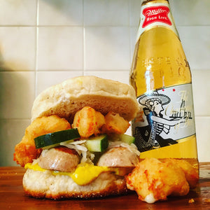 BRATWURST & FRIED CHEESE CURDS